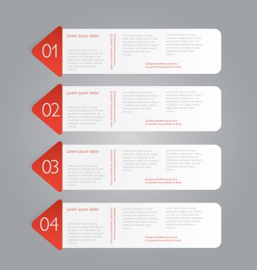 İş, eğitim için Infographics şablon