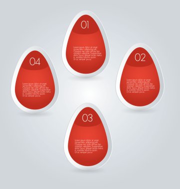 İş, eğitim için Infographics şablon