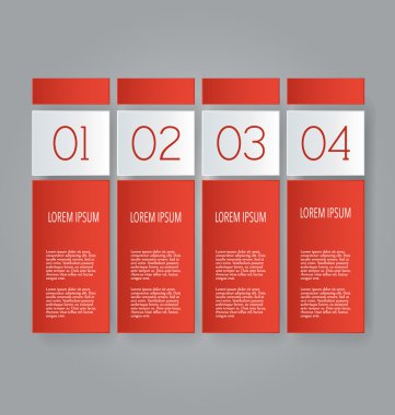 İş, eğitim için Infographics şablon