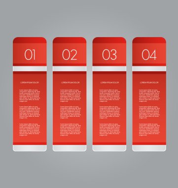 İş, eğitim için Infographics şablon