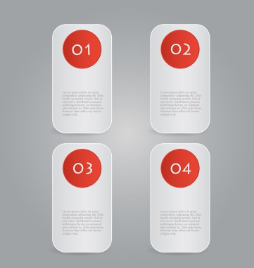 İş, eğitim için Infographics şablon