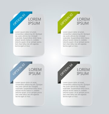 İş, eğitim için Infographics şablon