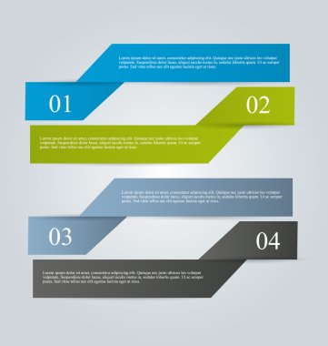 İş, eğitim için Infographics şablon