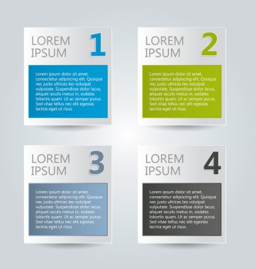 İş, eğitim için Infographics şablon