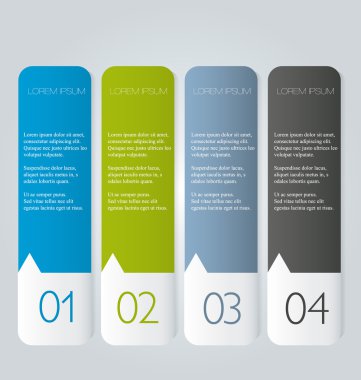 İş, eğitim için Infographics şablon