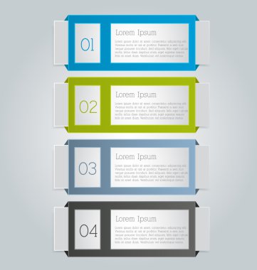 İş, eğitim için Infographics şablon