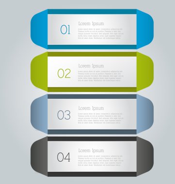 İş, eğitim için Infographics şablon