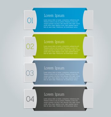 İş, eğitim için Infographics şablon