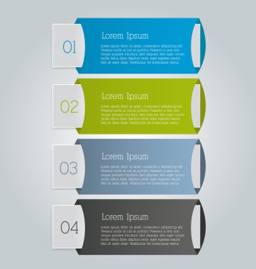 İş, eğitim için Infographics şablon