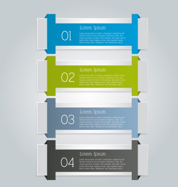 İş, eğitim için Infographics şablon