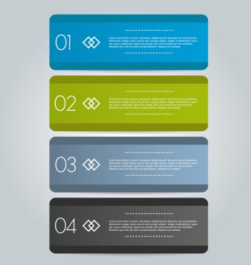 İş, eğitim için Infographics şablon