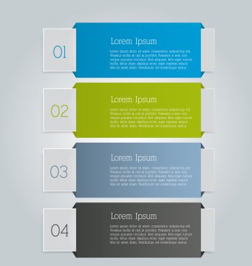 İş, eğitim için Infographics şablon