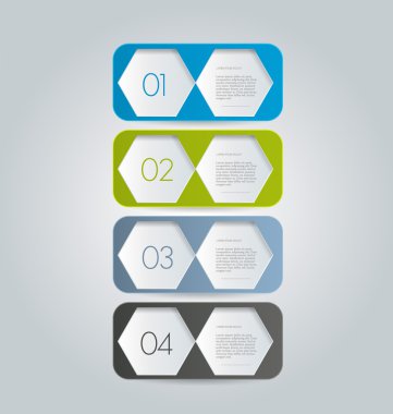 İş, eğitim için Infographics şablon