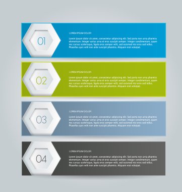 İş, eğitim için Infographics şablon