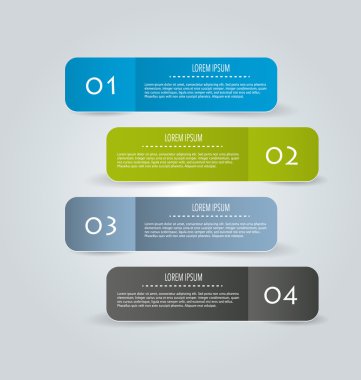 İş, eğitim için Infographics şablon