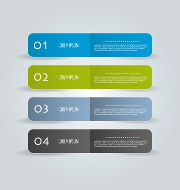 İş, eğitim için Infographics şablon