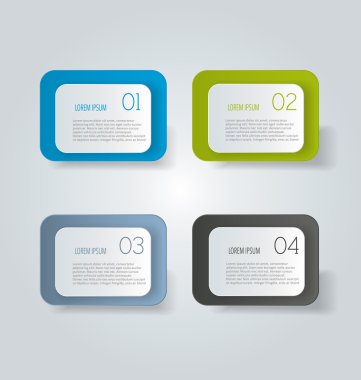 İş, eğitim için Infographics şablon