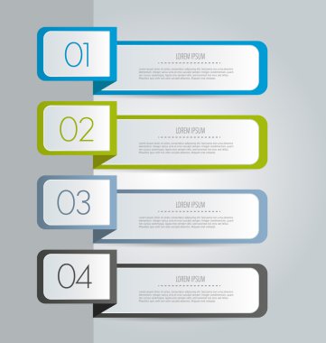 İş, eğitim için Infographics şablon