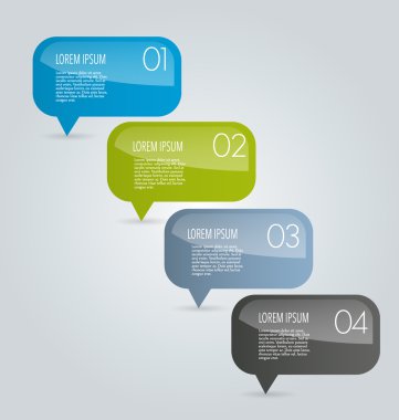 İş, eğitim için Infographics şablon