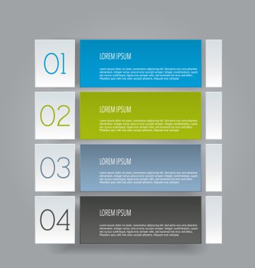 İş, eğitim için Infographics şablon