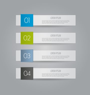 İş, eğitim için Infographics şablon