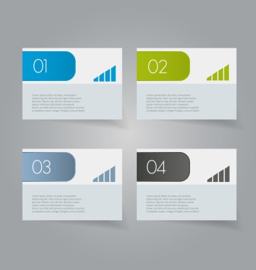 İş, eğitim için Infographics şablon