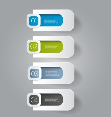 İş, eğitim için Infographics şablon