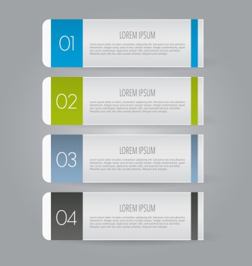 İş, eğitim için Infographics şablon