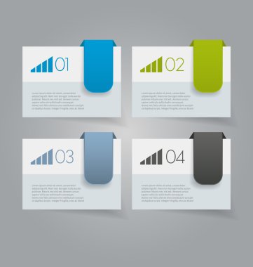 İş, eğitim için Infographics şablon