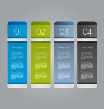 İş, eğitim için Infographics şablon