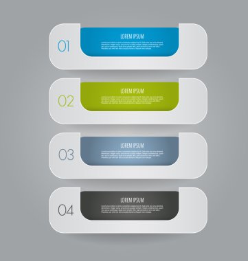 İş, eğitim için Infographics şablon