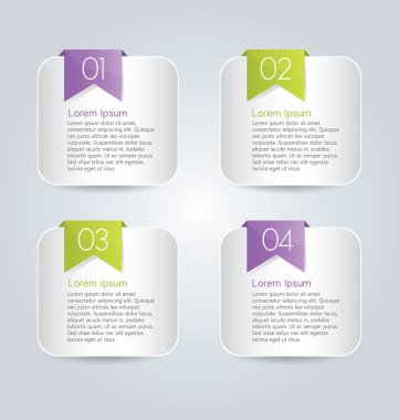 İş, eğitim için Infographics şablon