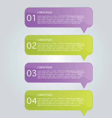 İş, eğitim için Infographics şablon