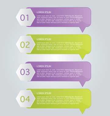 İş, eğitim için Infographics şablon