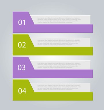 İş, eğitim için Infographics şablon
