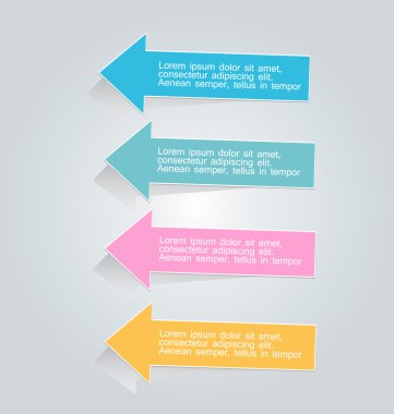 İş, eğitim için Infographics şablon