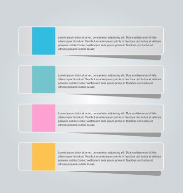 İş, eğitim için Infographics şablon