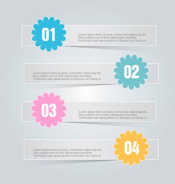 İş, eğitim için Infographics şablon