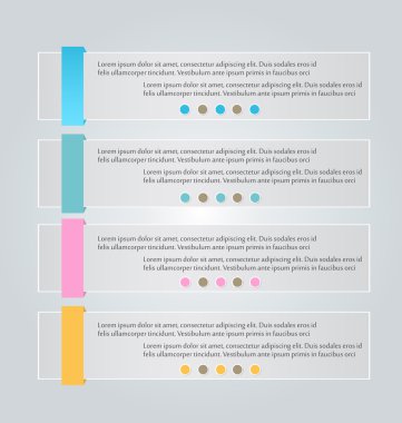 İş, eğitim için Infographics şablon