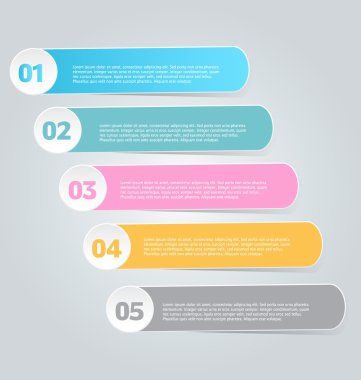 İş, eğitim için Infographics şablon