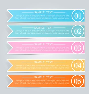 İş, eğitim için Infographics şablon