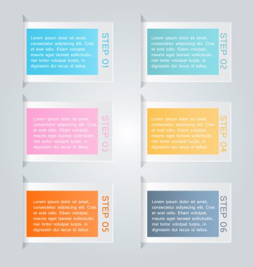 İş, eğitim için Infographics şablon