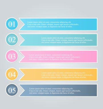 İş, eğitim için Infographics şablon