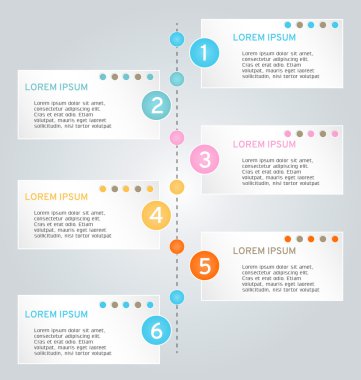 İş, eğitim için Infographics şablon