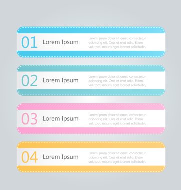 İş, eğitim için Infographics şablon