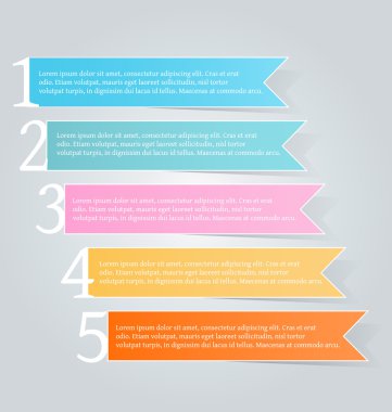 İş, eğitim için Infographics şablon