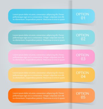 İş, eğitim için Infographics şablon