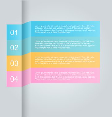 İş, eğitim için Infographics şablon