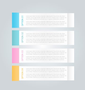 İş infographics şablonu tanıtım, eğitim için