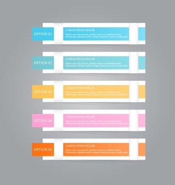 İş infographics şablonu tanıtım, eğitim için